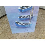 Средна картина масло на платно Испания - 3699